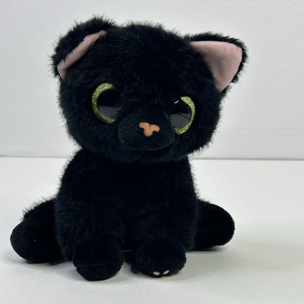 ZURU Pets Alive Smitten Kitten Interactive Plush Toy Small Black Cat Lucky Works